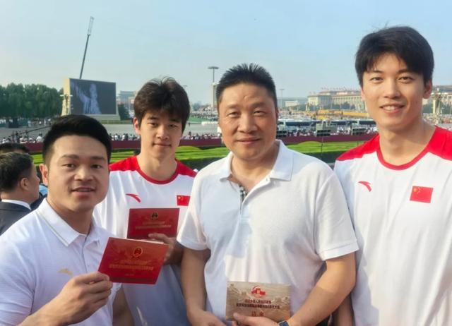 共同见证,多位中国奥运健儿亮相天安门广场参与阅兵仪式观礼